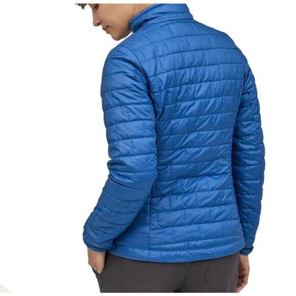 Patagonia Classic Nano Puff Quilted Bayou Blue Jacket Women's Small - Picture 2 of 15